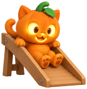 Punkin, an orange pumpkin kitten